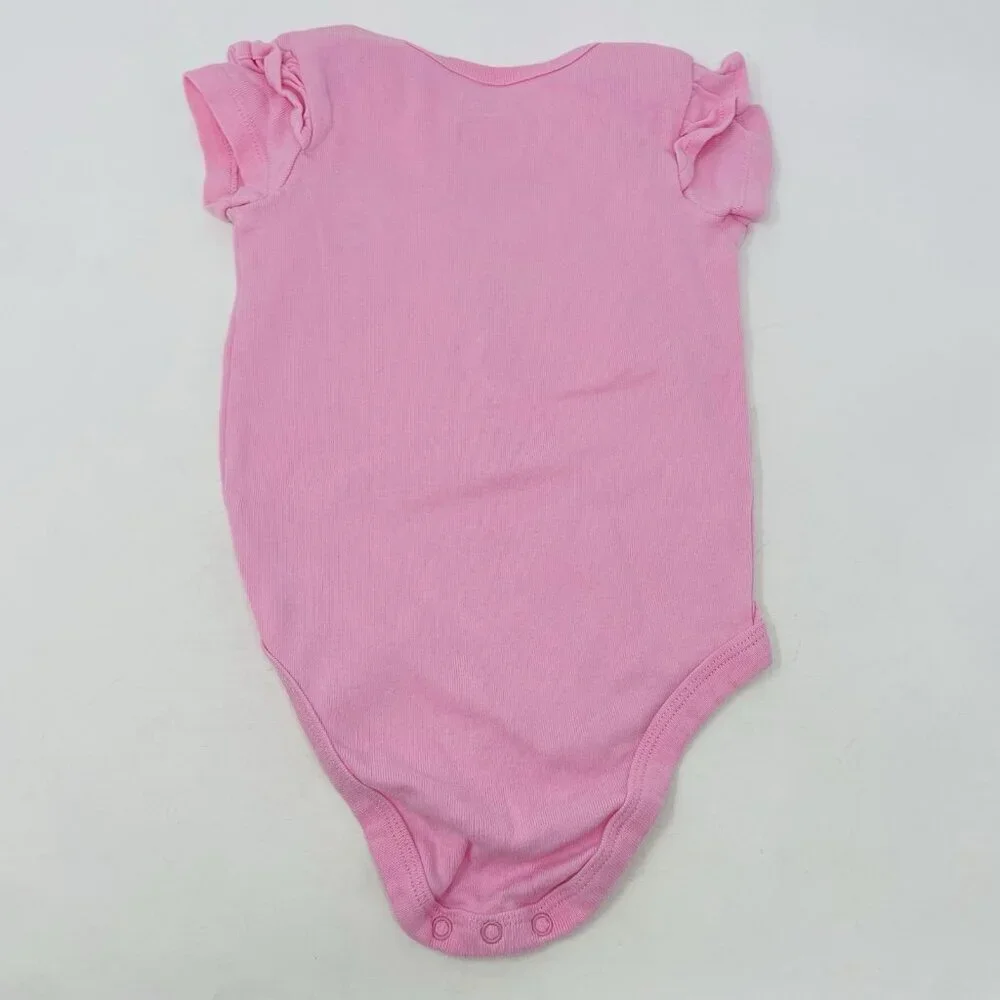 Members Mark Baby Girls 12 Months 5 Pack Animal Print/Floral Bodysuits Pink 2275